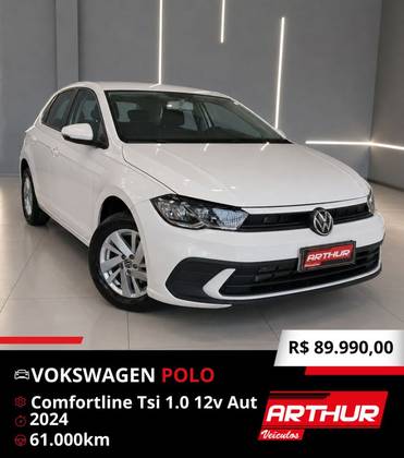 VOLKSWAGEN POLO 1.0 170 TSI COMFORTLINE AUTOMÁTICO VOLKSWAGEN POLO 1.0 170 TSI COMFORTLINE AUTOMÁTICO